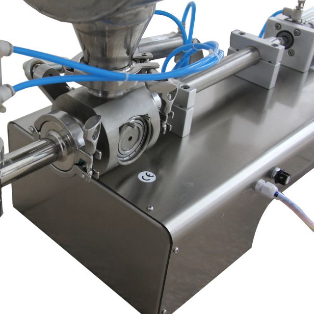 Semi-Automatic Paste Filling Machine With Mixing Hopper (50-500ml) GW-1 (50-500ml)
